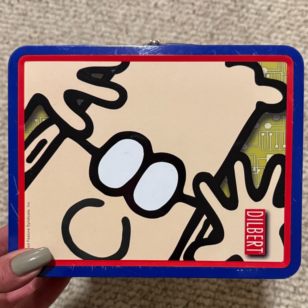 Cartoon Character Mouse Pad - Blue and White